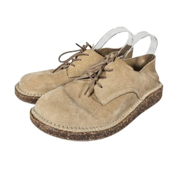 Birkenstock Gary Tan Lace Up Loafers Men\'s Size 9 Women\'s Size 11 Suede 42 270 main image 10